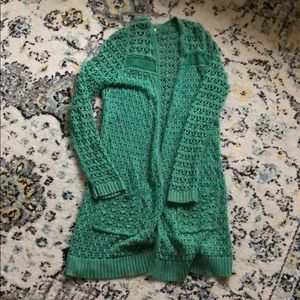 Anthropologie Knee Length Cardigan